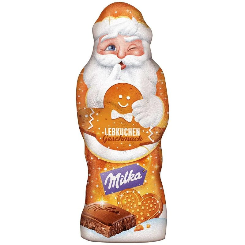 Шоколадний дід мороз Milka Santa Claus Gingerbread 100 g