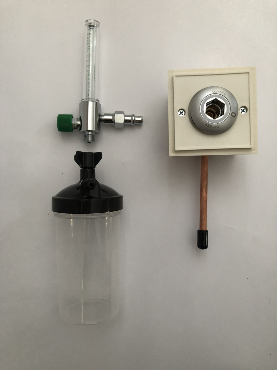 Увлажнитель кислорода со съемным расходомером (флоуметром) DIN черный - фото 3 - id-p1723966619
