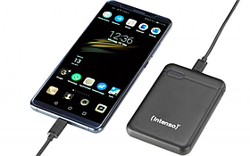 Зовнішній акумулятор (Powerbank) Intenso  5000 m/Ah black