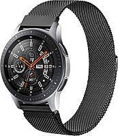 Ремешок Oumida 22 мм з нержавіючої сталі для Huawei Watch GT/GT 2 46 мм/GT2 Pro/GT2e (чорний)