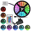 Комплект світлодіодної стрічки 3528 RGB в силіконі 5 м з пультом, фото 7