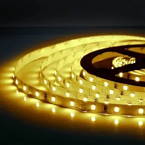 LED стрічка SMD2835 60шт/м 4.8W/m IP20 12V 3000K 14474, фото 2