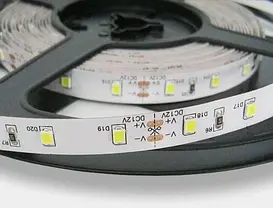 LED стрічка SMD2835 60шт/м 4.8W/m IP20 12V 3000K 14474, фото 2