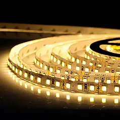 LED стрічка OEM SMD2835 120шт/м 9W/м IP20 12V 2800-3200К ST-12-2835-120-WW-20-V2 14480