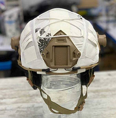 Кавер захисний Клякса на шолом Fast (Білий)