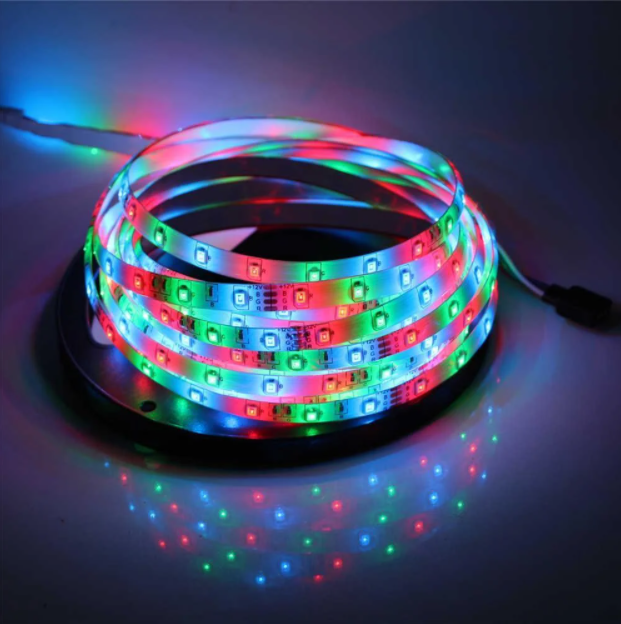 Комплект світлодіодної стрічки 3528 RGB в силіконі 5 м з пультом