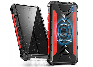Зовнішній акумулятор Power Bank  Feegar PowerSolar36 36000 мАч, фото 2