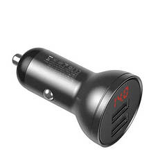 Зарядний пристрій для телефону в авто BASEUS CCBX-0G 2USB чорний (N019547)