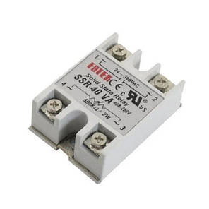 Реле напруги однофазне Fotek SSR-40VA 40А VR-AC Біле, фото 4