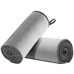 Рушник ганчірка для авто 40 х 40 cм BASEUS CRXCMJ-0G сіре 2 шт (N017221)