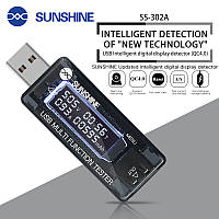 Многофункциональный USB тестер Sunshine SS-302A QC4.0 / 4-20V / 3.3A