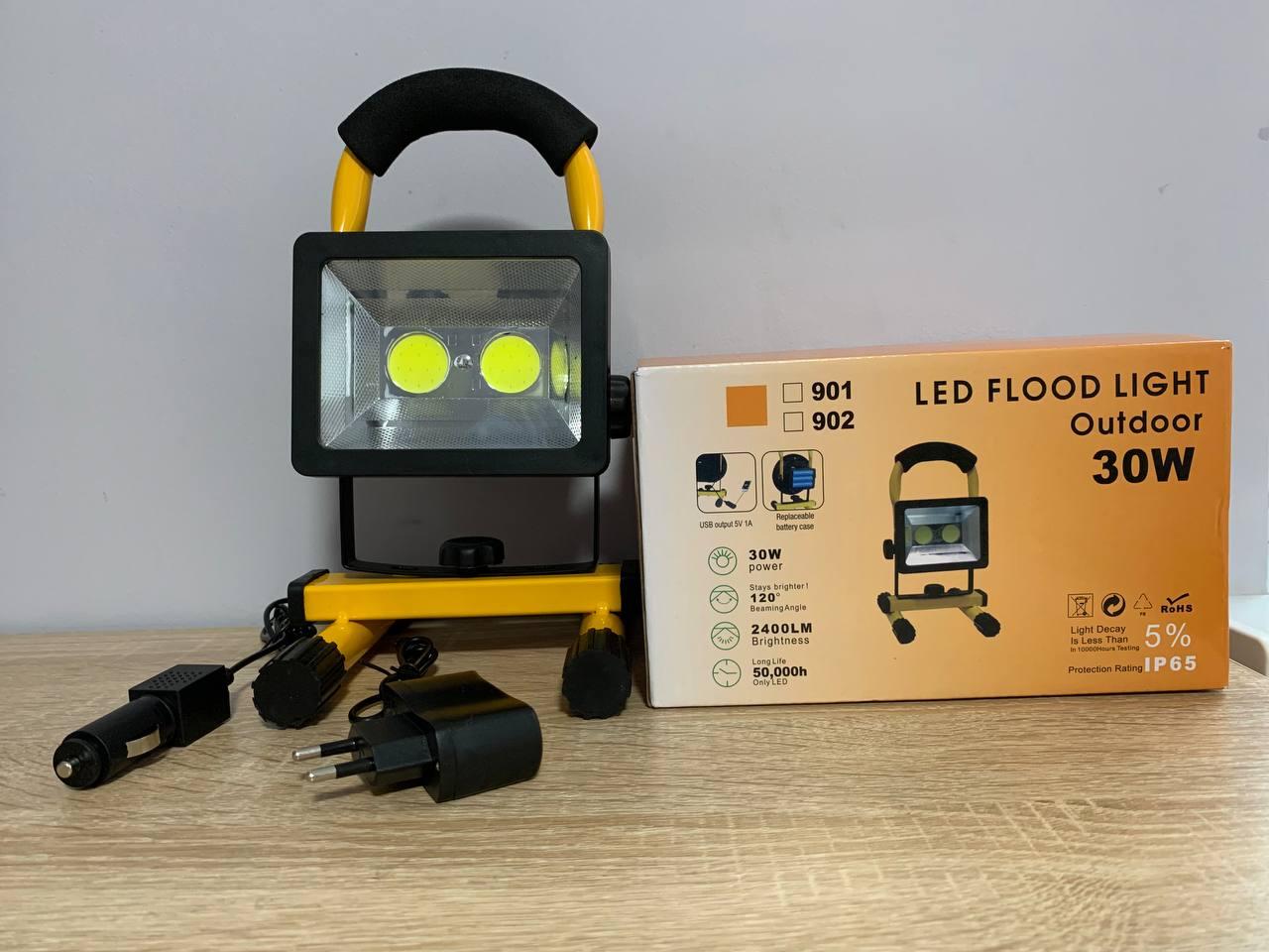 Ліхтар, лампа, мініпрожектор на акумуляторі, фото 1