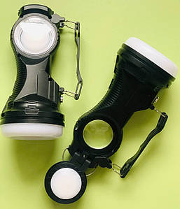 Світлодіодний ліхтар для кемпінгу на сонячній батареї Ranchi RC-9980T Чорний