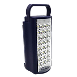 Ручний переносний ліхтар на акумуляторі USB ліхтар ALMINA DL-2424, 24 LED з павербанком синій, фото 3