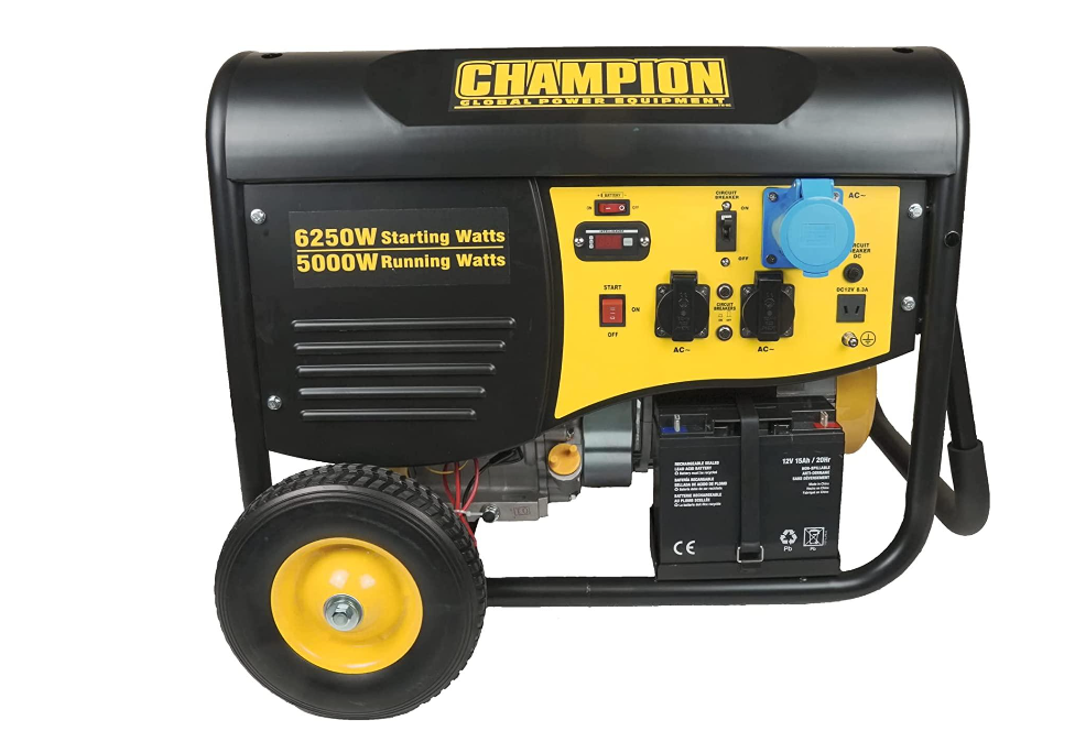 Генератор Champion CPG6500E2-EU 5.0kW 220V бензин, фото 1