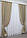 Комплект (2шт. 1х2,7м.) готових штор, льон рогожка, колекція "Савана", Колір бежевий. Код 982ш 31-334, фото 2
