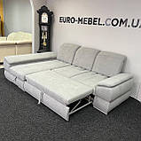 Розкладний диван в тканині, кутовий диван, фото 4