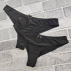 Труси жіночі бразиліани р.42 (34) чорні VIOLET 30037063