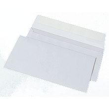 Конверт DL (110х220мм) білий СКЛ з відривною стрічкою