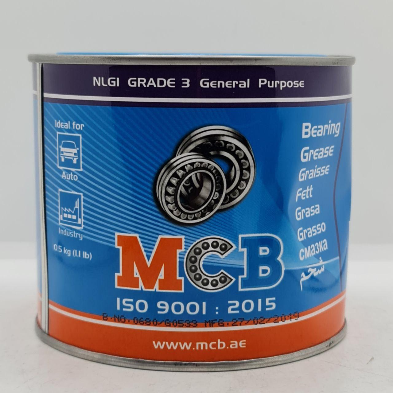 Мастило NLGI GRADE 3 MCB Bearings 500 g