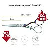 Ножиці для стрижки Jaguar White Line JaguarT Freak 5.5", фото 3