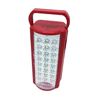 Аккумуляторный светодиодный USB фонарь Fujita DL-2606, 24 LED с павербанком красный