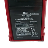 Світлодіодний акумуляторний ліхтар ALMINA DL-2424 з 24 LED і павербанком, червоний, фото 4