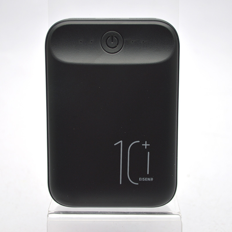 Зовнішній акумулятор Power Bank EISEN Compact EZ619 10000mHa Black
