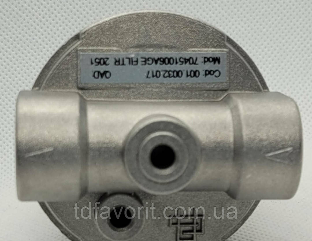 Фільтр пальників Ecoflam MAX, 60 мкм, 3/8". Giuliani Anello Cod. 001.0032.017
