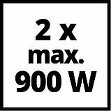 Акумулятори + зарядний пристрій на два акумулятори Einhell 18V 2x4.0Ah Twincharger Kit (4512112), фото 6