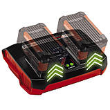 Акумулятори + зарядний пристрій на два акумулятори Einhell 18V 2x4.0Ah Twincharger Kit (4512112), фото 3