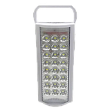 Ручний переносний ліхтар на акумуляторі USB ліхтар ALMINA DL-2424, 24 LED з павербанком білий, фото 3