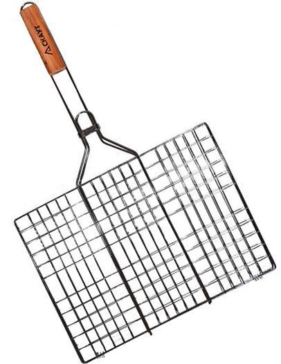 Решітка для барбекю Kamille "Скаут" 40х30х2см