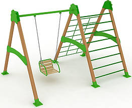 Дитяча гойдалка з лазалкою "Мікс"