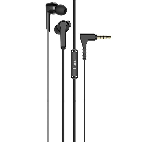 Навушники вакуумні з мікрофоном гарнітура HOCO Admire with mic Hi-Res M72 Чорний, фото 1