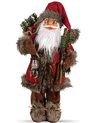 Новорічний Дід Мороз/Санта під ялинку з ліхтарем та ялинкою 45 см (9598)