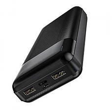 УМБ Power Bank (зовнішній акумулятор) Hoco J72A 20000 мАг Easy Travel Чорний (J72A), фото 3