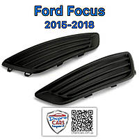 Ford Focus 2015-2018 решетка бампера левая, 1865388