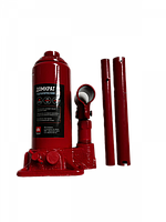 Автомобільний домкрат механічний 4.0 т. высота 185-350 мм. бутилочний гідравлічний червоний у пластиковій коробці Дорожня карта