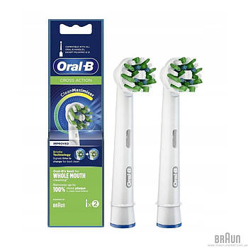 Змінні насадки для електричної зубної щітки ORAL-B EB50 CrossAction 2 шт