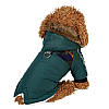 Куртка з капюшоном для собак Pet Style "Jacket" Зелена S, фото 4