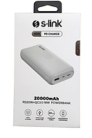 Power Bank S-link G-205-PD 20000mAh 18W із швидкою зарядкою