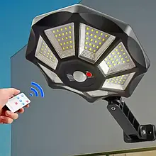 Вуличний ліхтар на сонячній батареї ZB-168A/світильник із датчиком руху/прожектор світлодіодний лампа