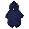 Куртка з капюшоном для котів Pet Style "Jacket" Синя S, фото 5