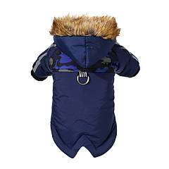 Куртка з капюшоном для котів Pet Style "Jacket" Синя S