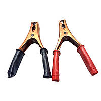 Затискач акумуляторний JX-03. Товщина металу 0,8 мм. Покриття мідь (довжина 150 мм, ширина 85 мм)