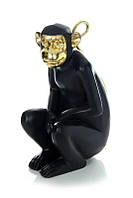 Подарочная статуэтка Обезьяна Kayoom черно-золотая 21,1x16x31,2 см. 168583