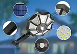 Вуличний ліхтар на сонячній батареї ZB-168A/світильник із датчиком руху/прожектор світлодіодний лампа, фото 3
