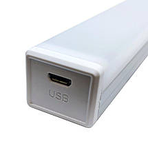 Ліхтар Лампа LED CABINT LIGHT #3686 USB 30 см з акумулятором магнітна з індукційним режимом, фото 4