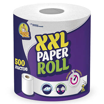 Паперові рушники Фрекен Бок XXL Paper Roll 2-шарові 500 відривів 1 шт